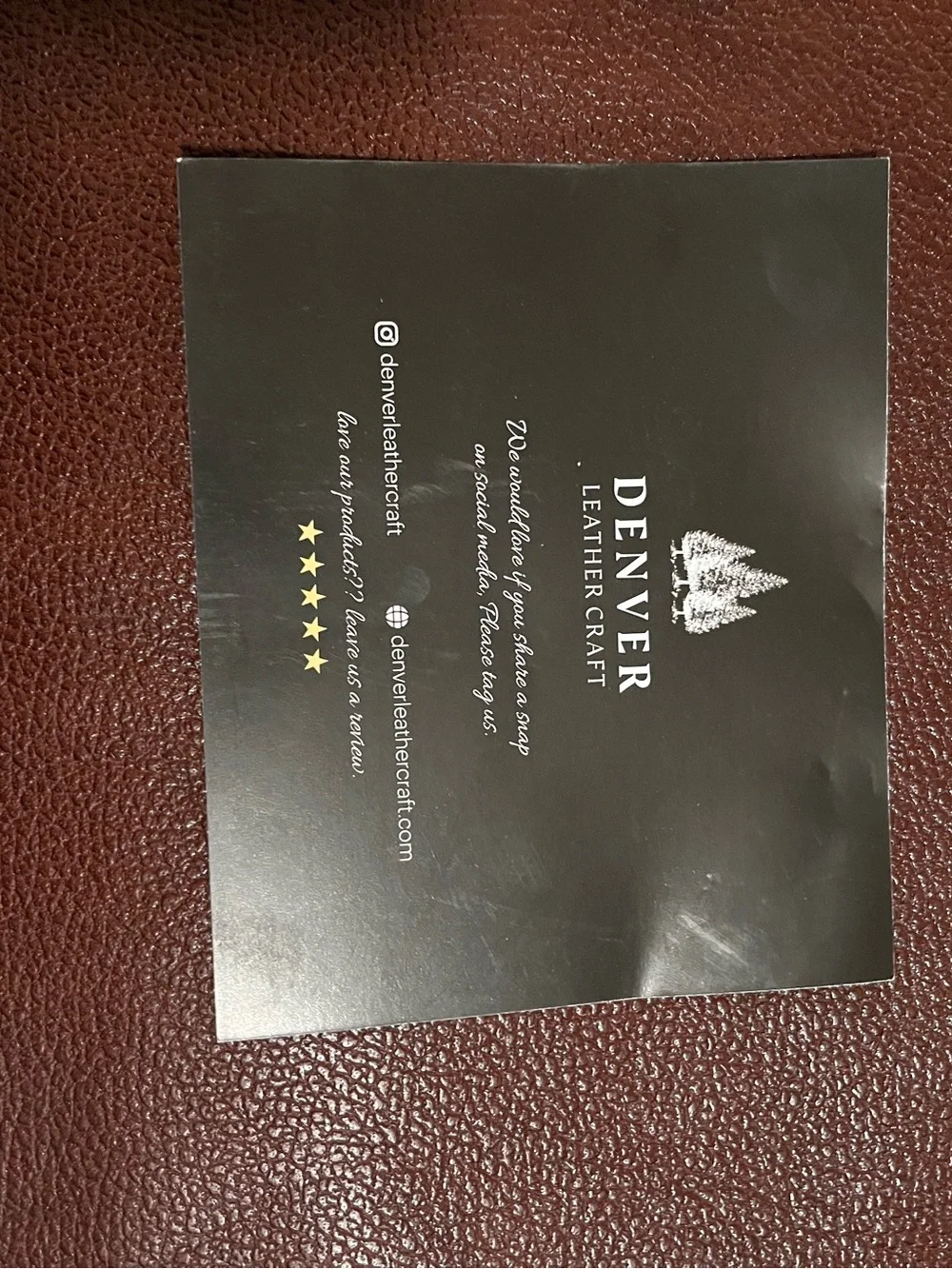 Denver Leather Craft timeless brown
